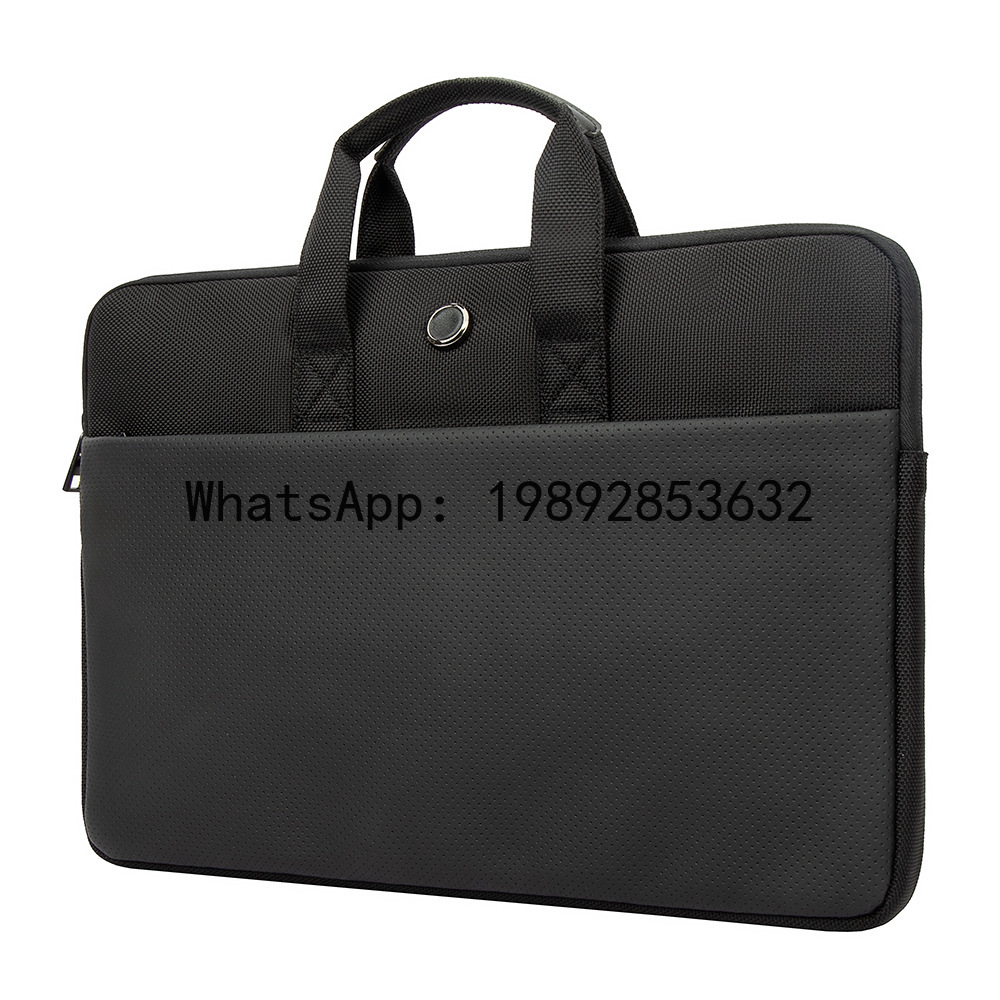 Leather Briefcase - Sac pour ordinateur portable PYJ, sacoche