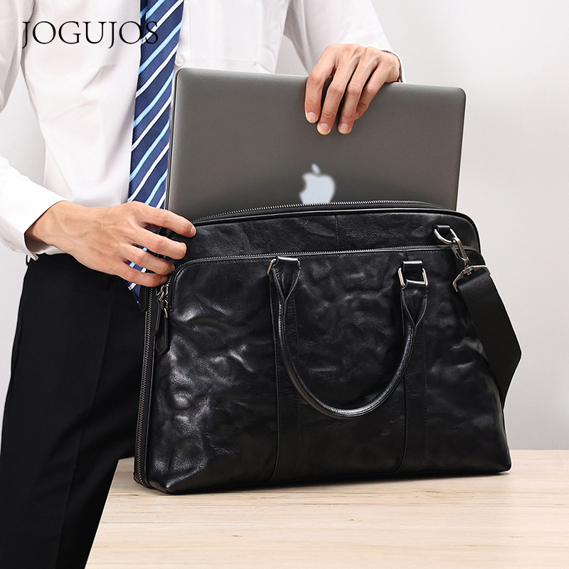 Leather Briefcase - 2025 nouveaux sacs à main en