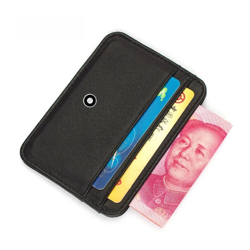 Leather Wallet Men - Portefeuille pour homme en cuir véritable