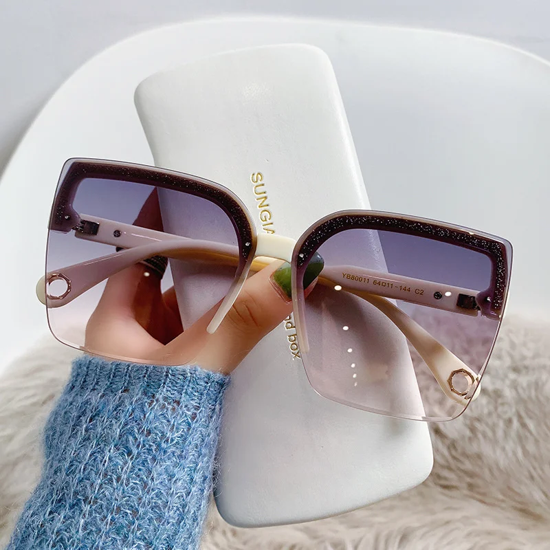 Designer Sunglasses - Lunettes de soleil surdimensionnées homme femme,