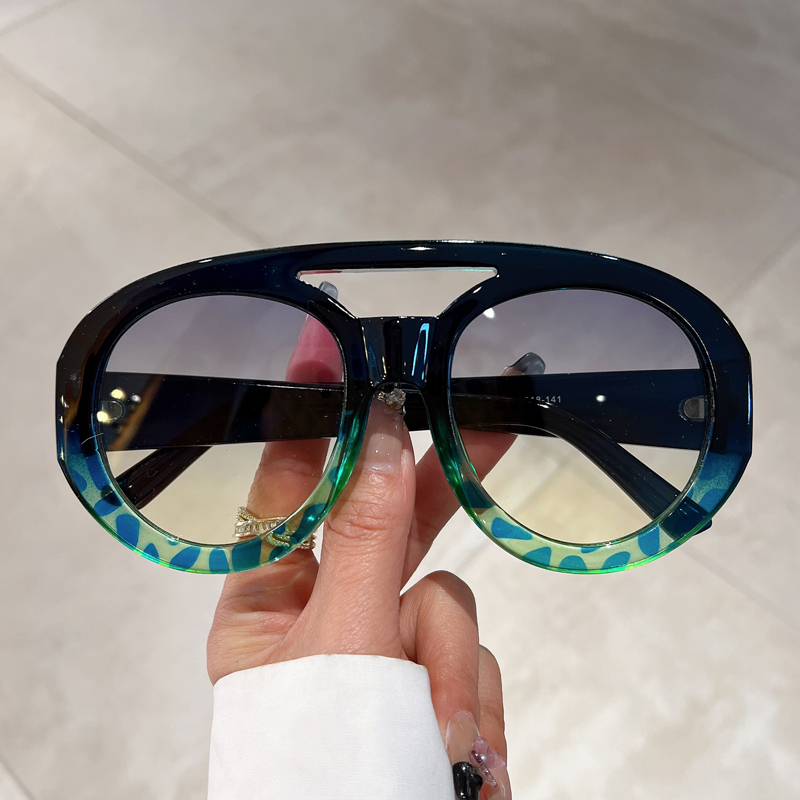 Sunglasses Uv400 - Lunettes de soleil rondes surdimensionnées pour