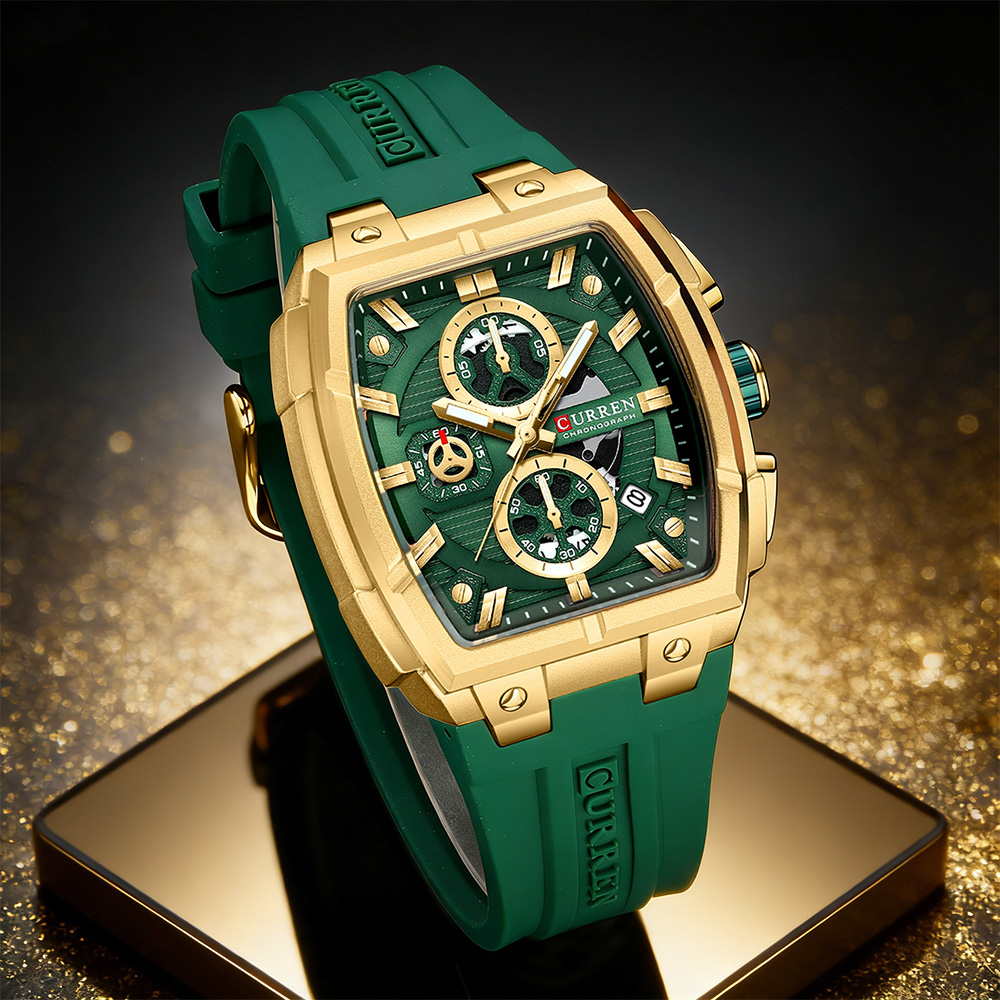 Luxury Watch Men - Montre vintage de luxe CURREN pour