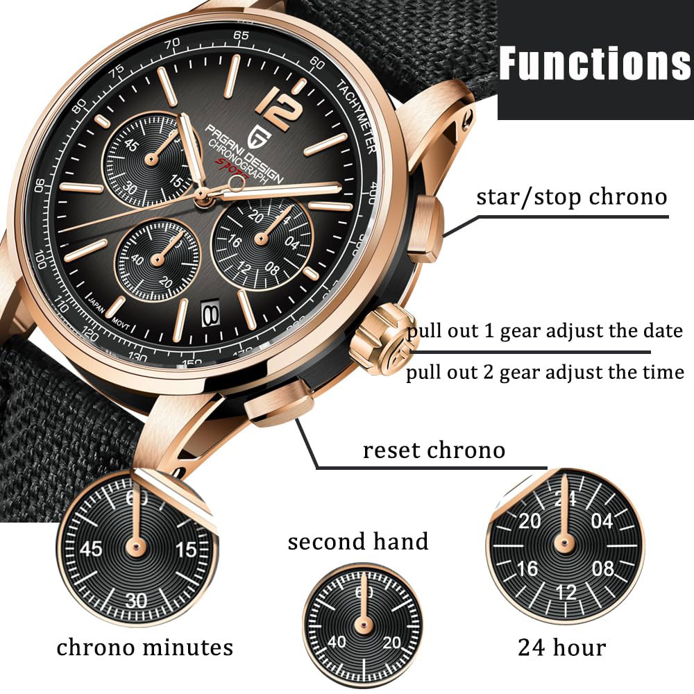 Luxury Watch Men - PAGANI DESIGN nouvelle montre pour hommes