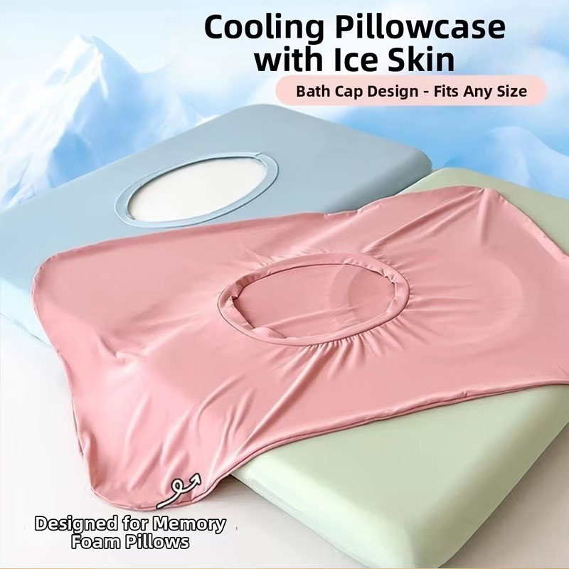 Silk Pillowcase - 1 taie d'oreiller en soie glacée