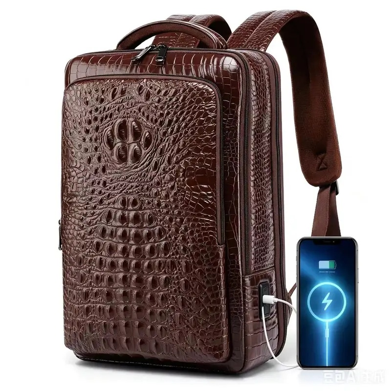 Leather Briefcase - Nouveau sac à dos pour ordinateur