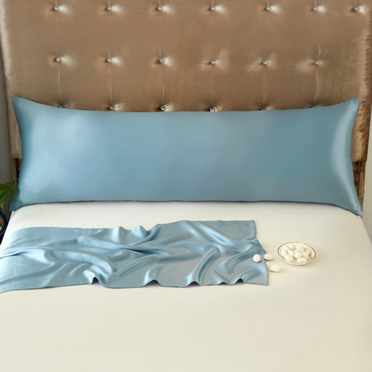 Silk Pillowcase - 100% pure taie d'oreiller longue en