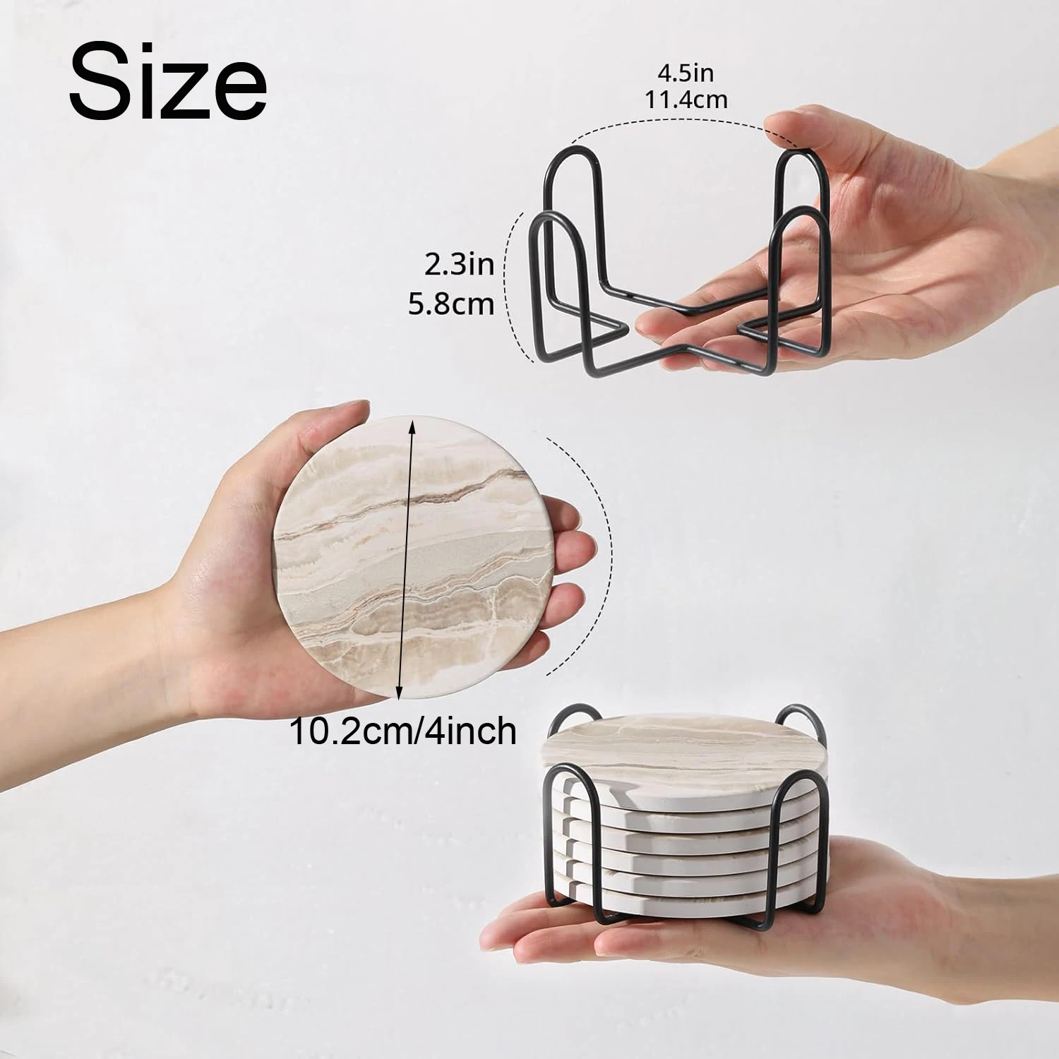 Ensemble de 6 sous-verres pour - Marble Coaster Set avis et prix