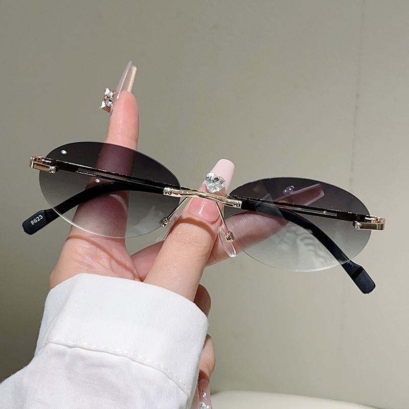 Lunettes de soleil ovales sans - Sunglasses Uv400 avis et prix