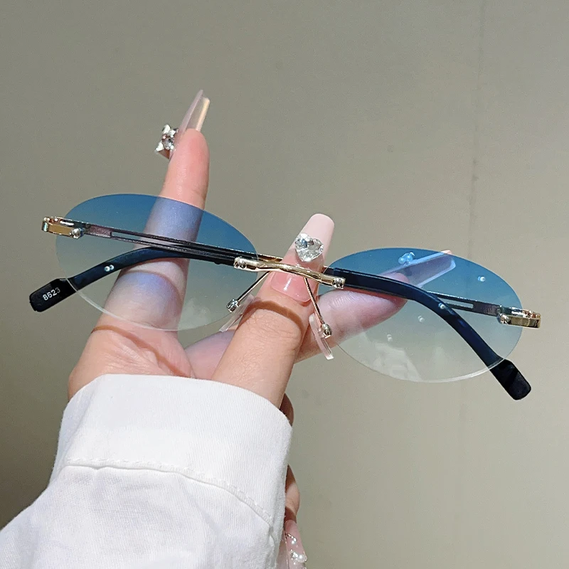Lunettes de soleil ovales sans - Sunglasses Uv400 avis et prix