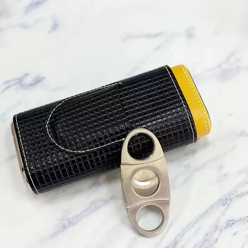 Étui à cigares portable en cui - Premium Cigar Case avis et prix