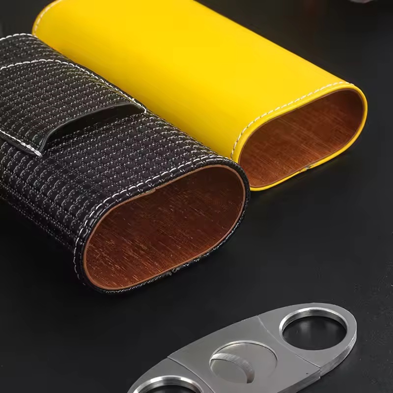 Étui à cigares portable en cui - Premium Cigar Case avis et prix