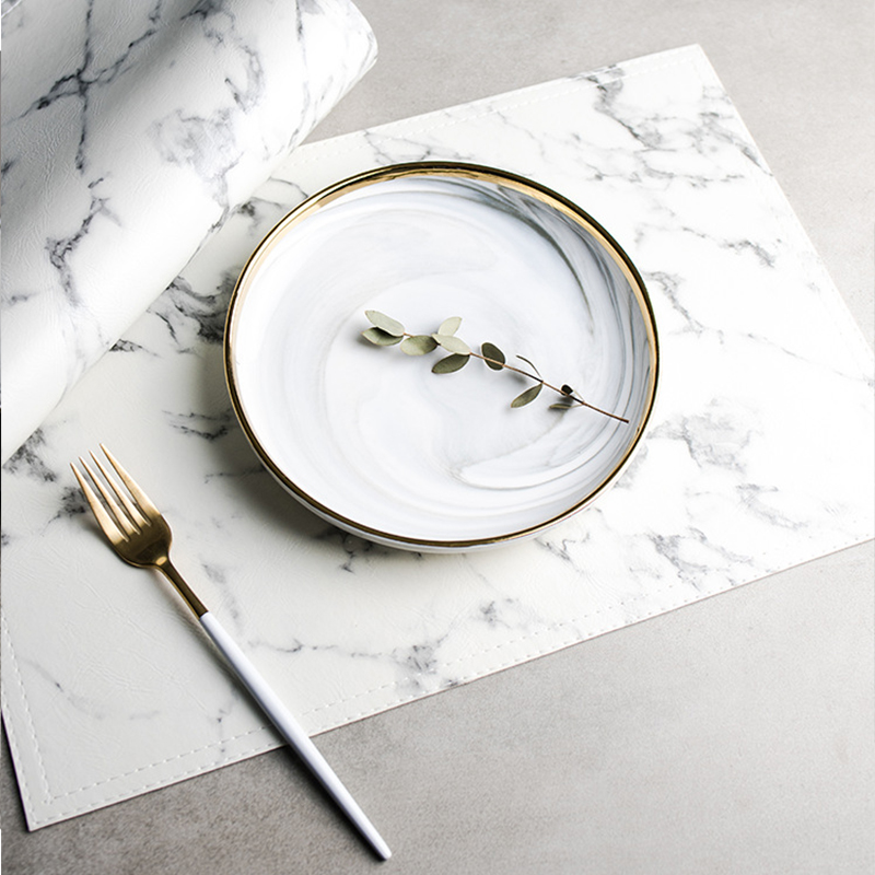 Coussin de vaisselle de luxe à - Marble Coaster Set avis et prix