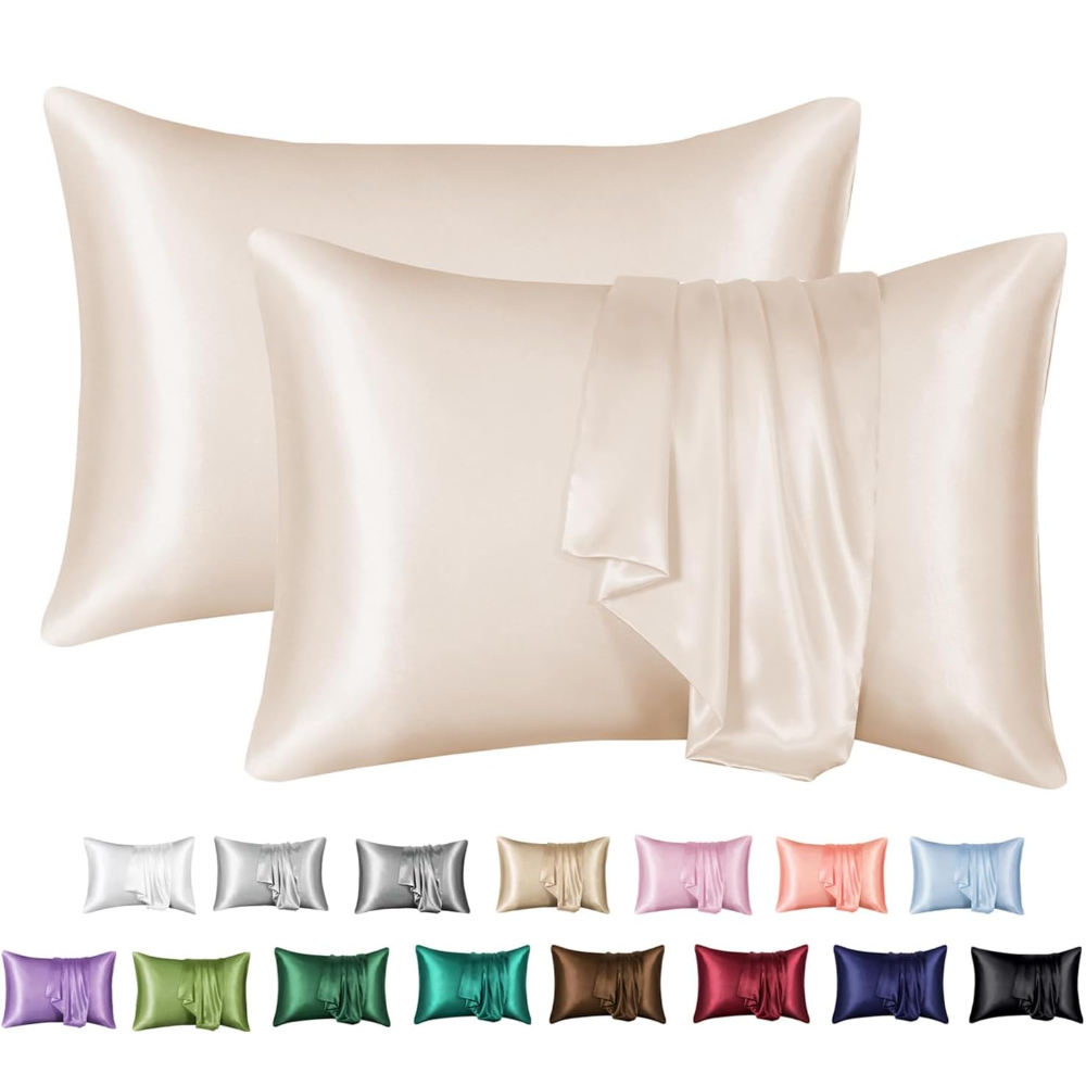 Taies d'oreiller en satin avec - Silk Pillowcase avis et prix