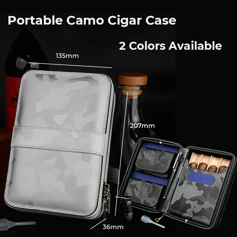 Étui de Voyage en Cuir pour Ci - Premium Cigar Case avis et prix