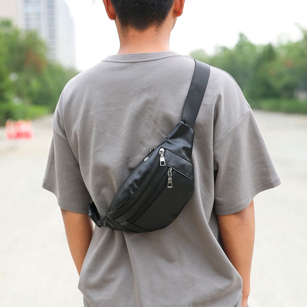 Sac à bandoulière multifonctio - Leather Wallet Men avis et prix