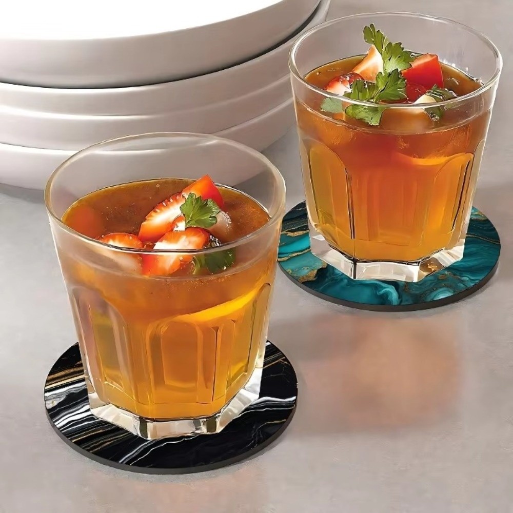 Ensemble de 6 sous-verres de 4 - Marble Coaster Set avis et prix