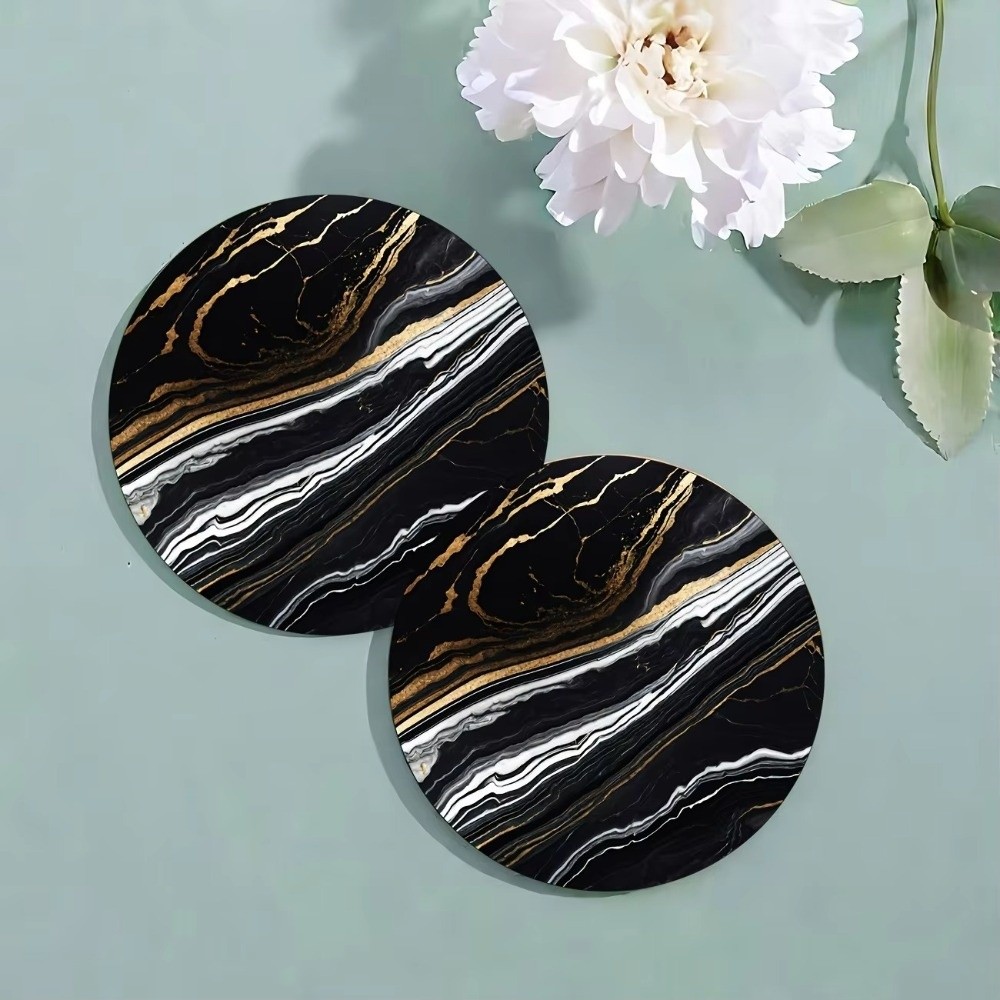 Ensemble de 6 sous-verres de 4 - Marble Coaster Set avis et prix
