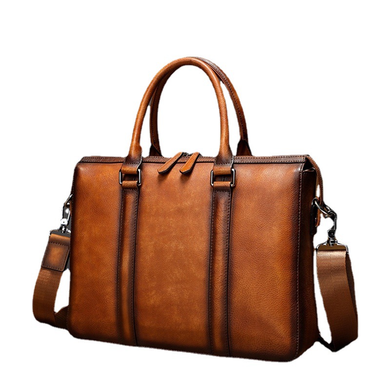 Porte-documents en cuir pleine - Leather Briefcase avis et prix