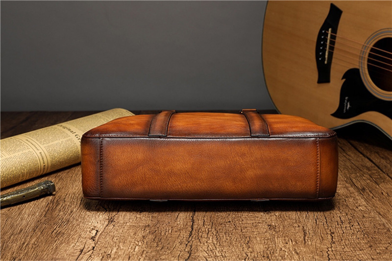 Porte-documents en cuir pleine - Leather Briefcase avis et prix
