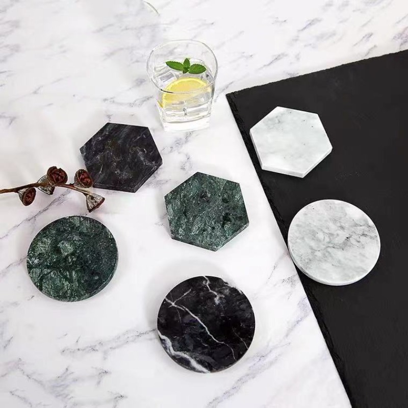 Sous-verres ronds en marbre an - Marble Coaster Set avis et prix