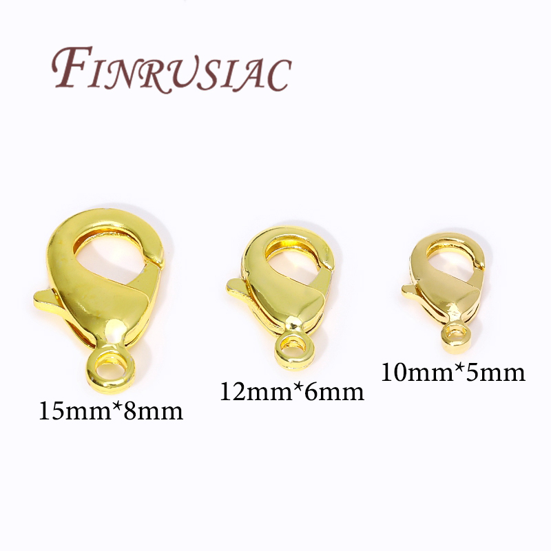 Fermoirs à ressort plaqués or  - Gold Plated Jewelry avis et prix
