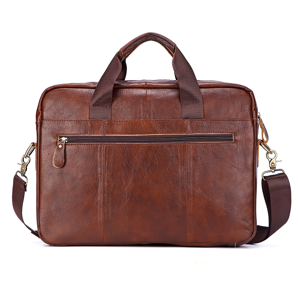 Hommes en cuir véritable sacs  - Leather Briefcase avis et prix