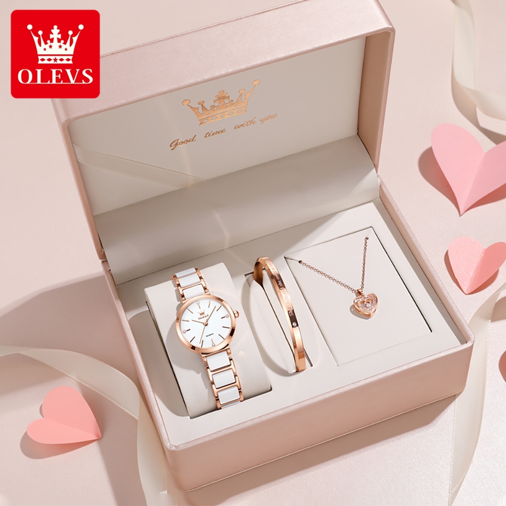 OLEVS femmes montre 5877 luxe  - Luxury Gift Set avis et prix