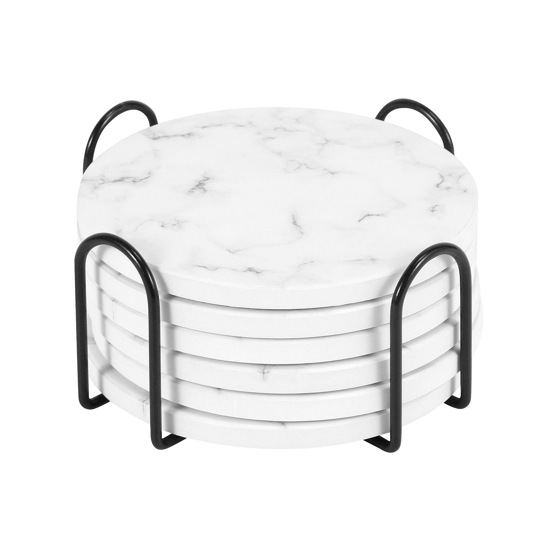 ABAH-Sous-verres absorbants po - Marble Coaster Set avis et prix