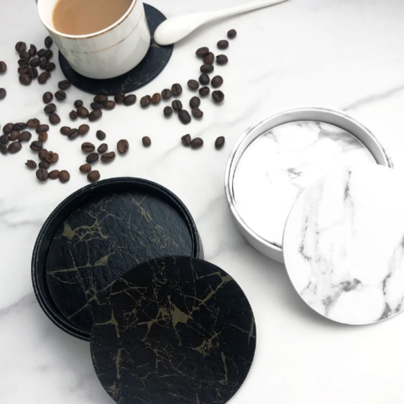 Dessous de verre en marbre en  - Marble Coaster Set avis et prix