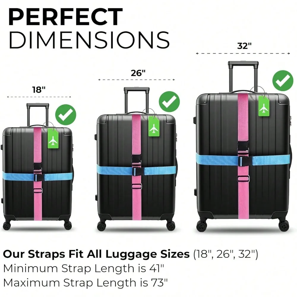 Ensemble de sangles de bagages - Travel Luggage Set avis et prix