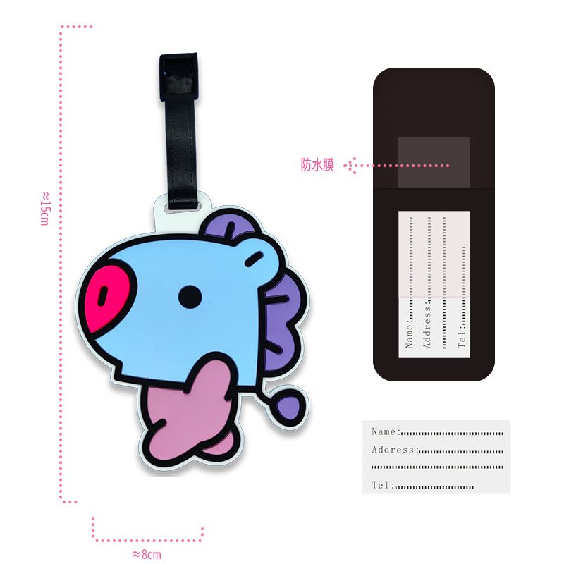 Porte-clés mignon BT21, étique - Travel Luggage Set avis et prix