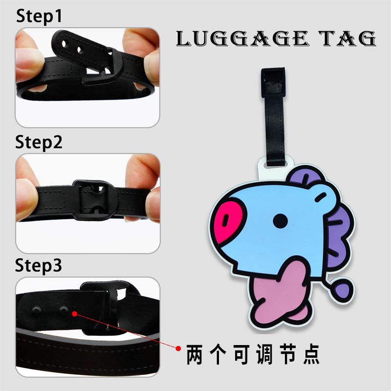 Porte-clés mignon BT21, étique - Travel Luggage Set avis et prix