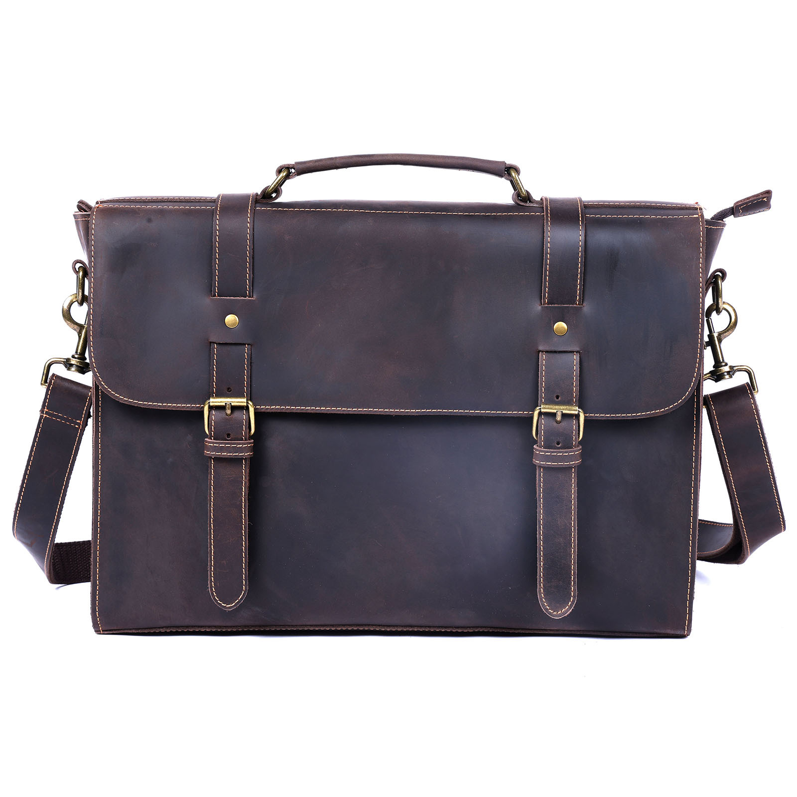 Sac à main en cuir véritable p - Leather Briefcase avis et prix