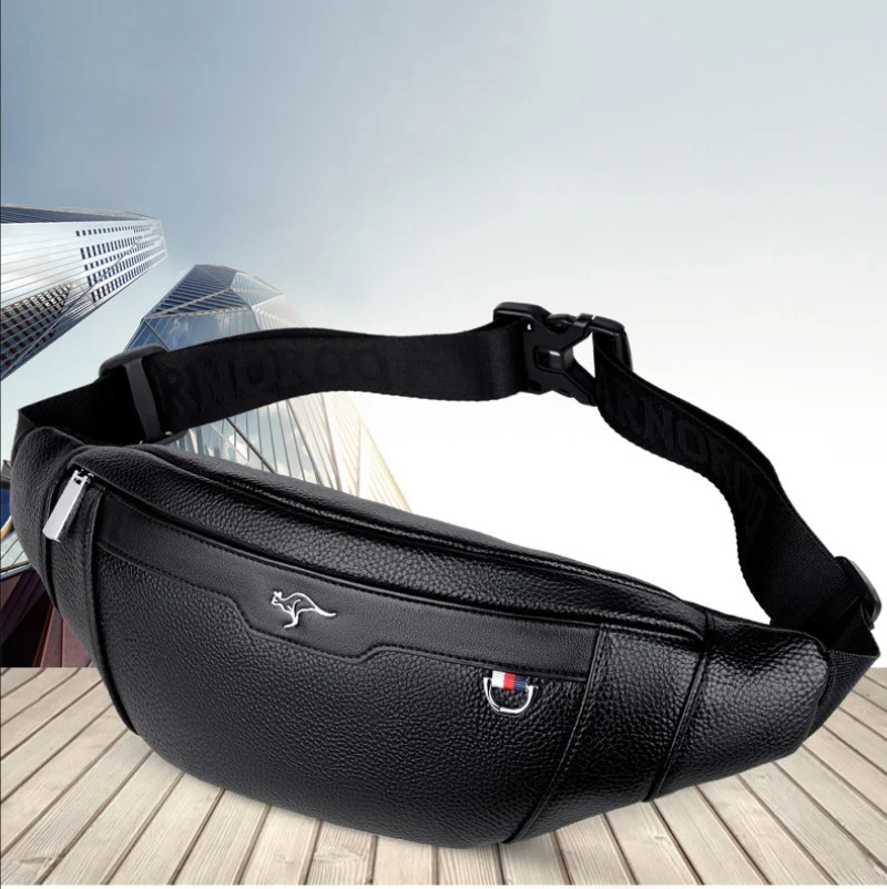 Sac banane en cuir multifoncti - Leather Wallet Men avis et prix