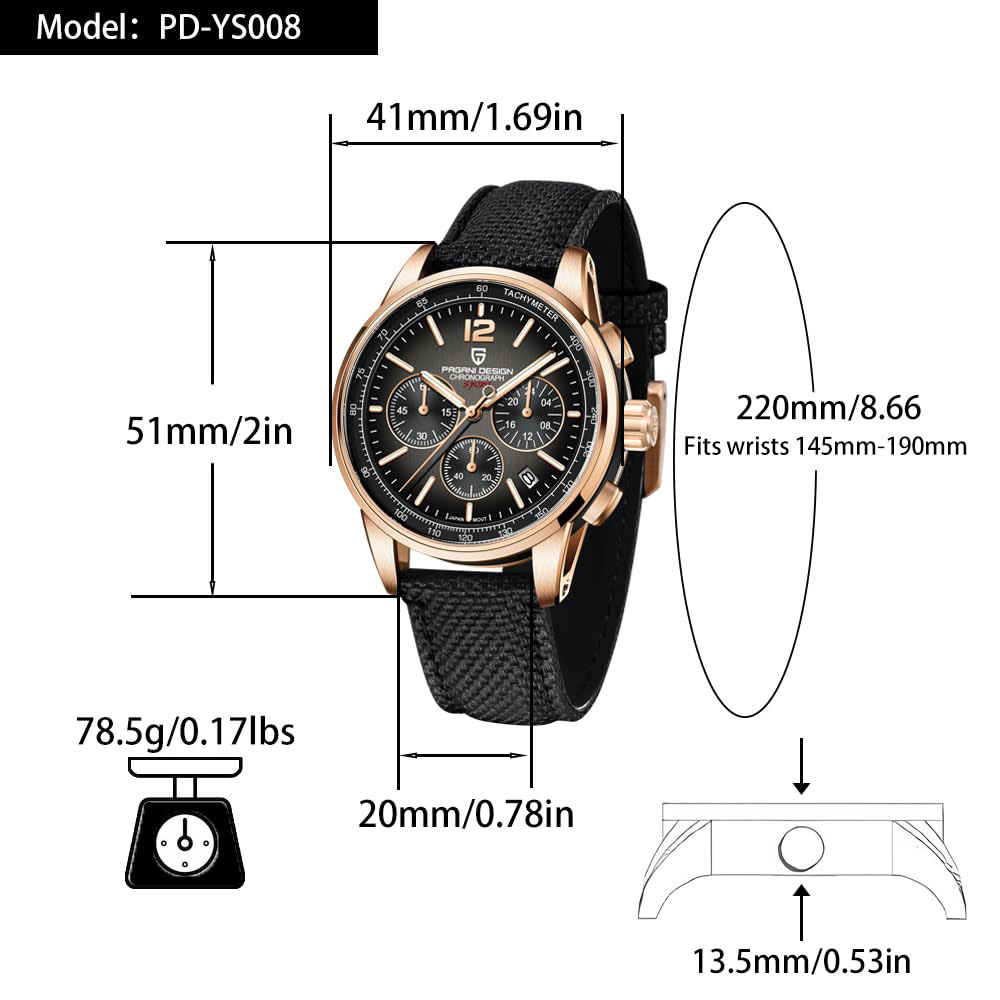 PAGANI DESIGN nouvelle montre  - Luxury Watch Men avis et prix