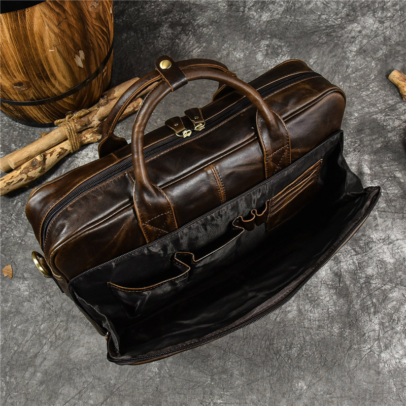 Sac à Main de Luxe en Cuir gro - Leather Briefcase avis et prix