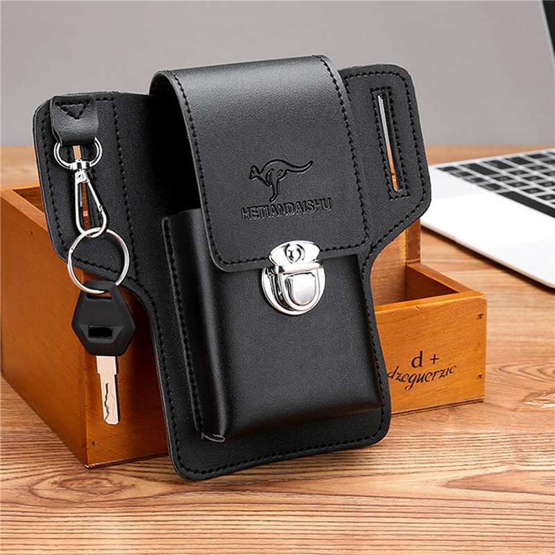 Étui de ceinture pour téléphon - Leather Wallet Men avis et prix