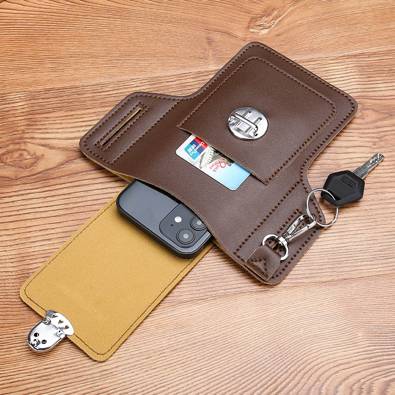 Étui de ceinture pour téléphon - Leather Wallet Men avis et prix