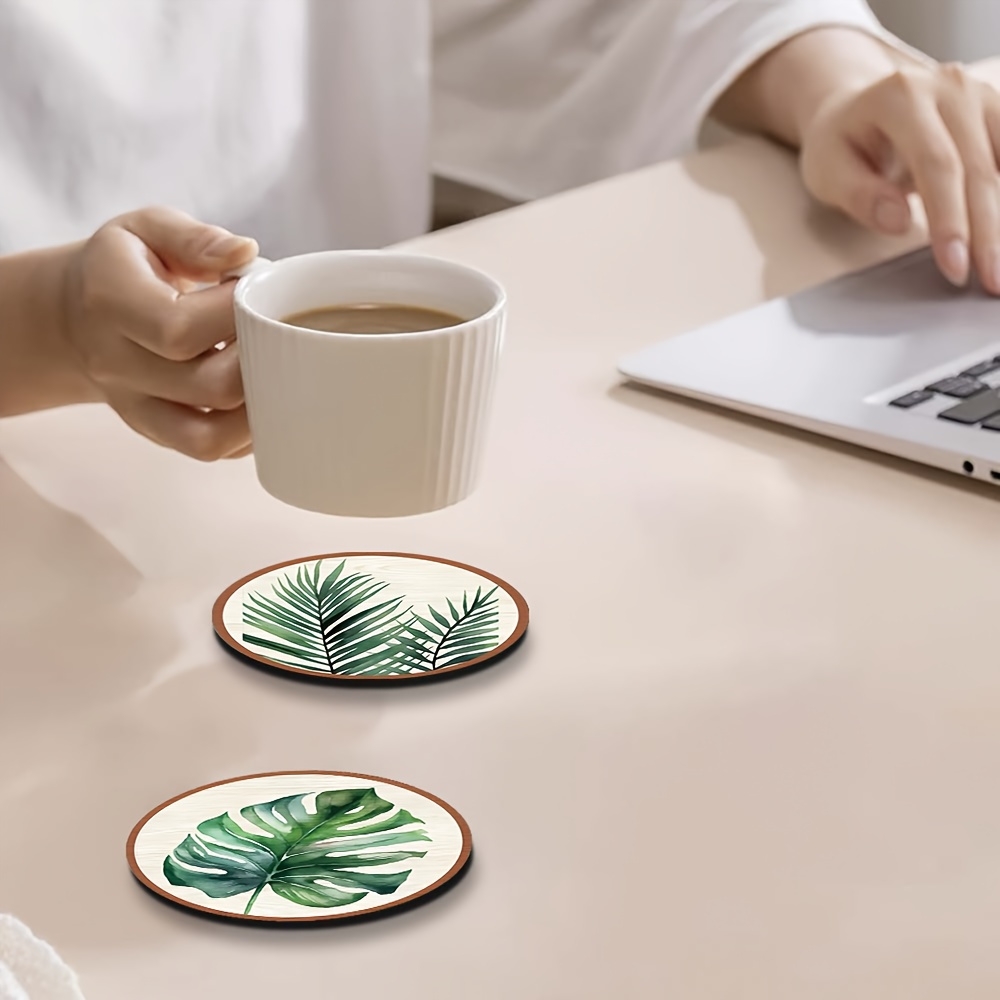 5 pièces Sous-verres en bois à - Marble Coaster Set avis et prix