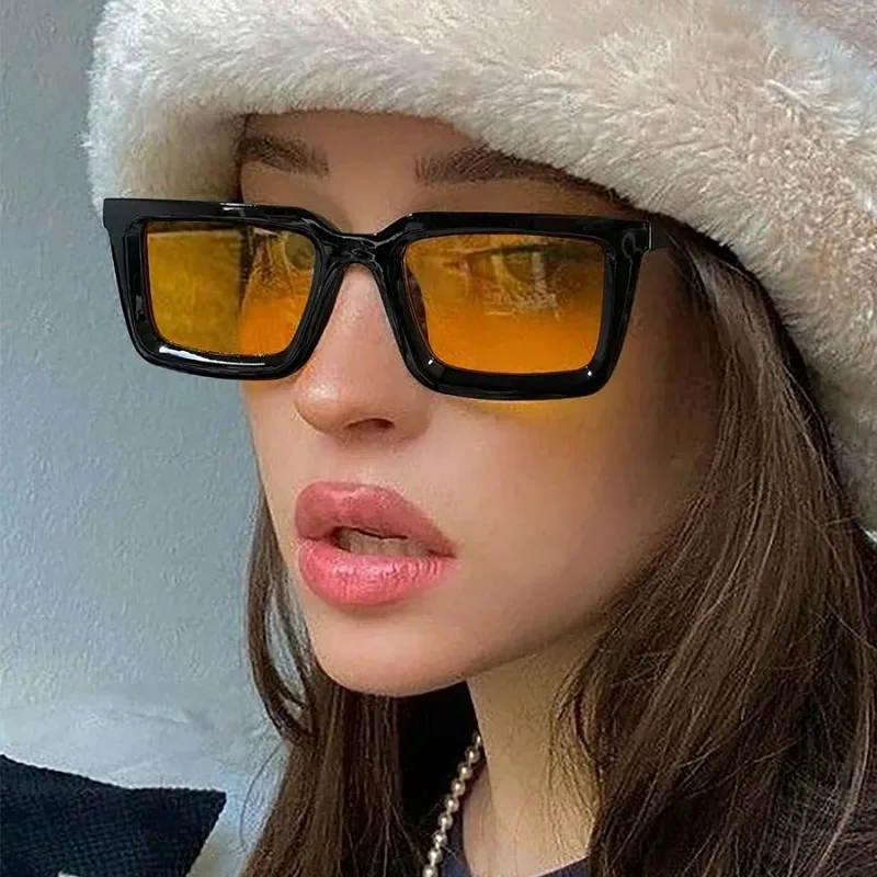 Lunettes de soleil rectangulai - Sunglasses Uv400 avis et prix