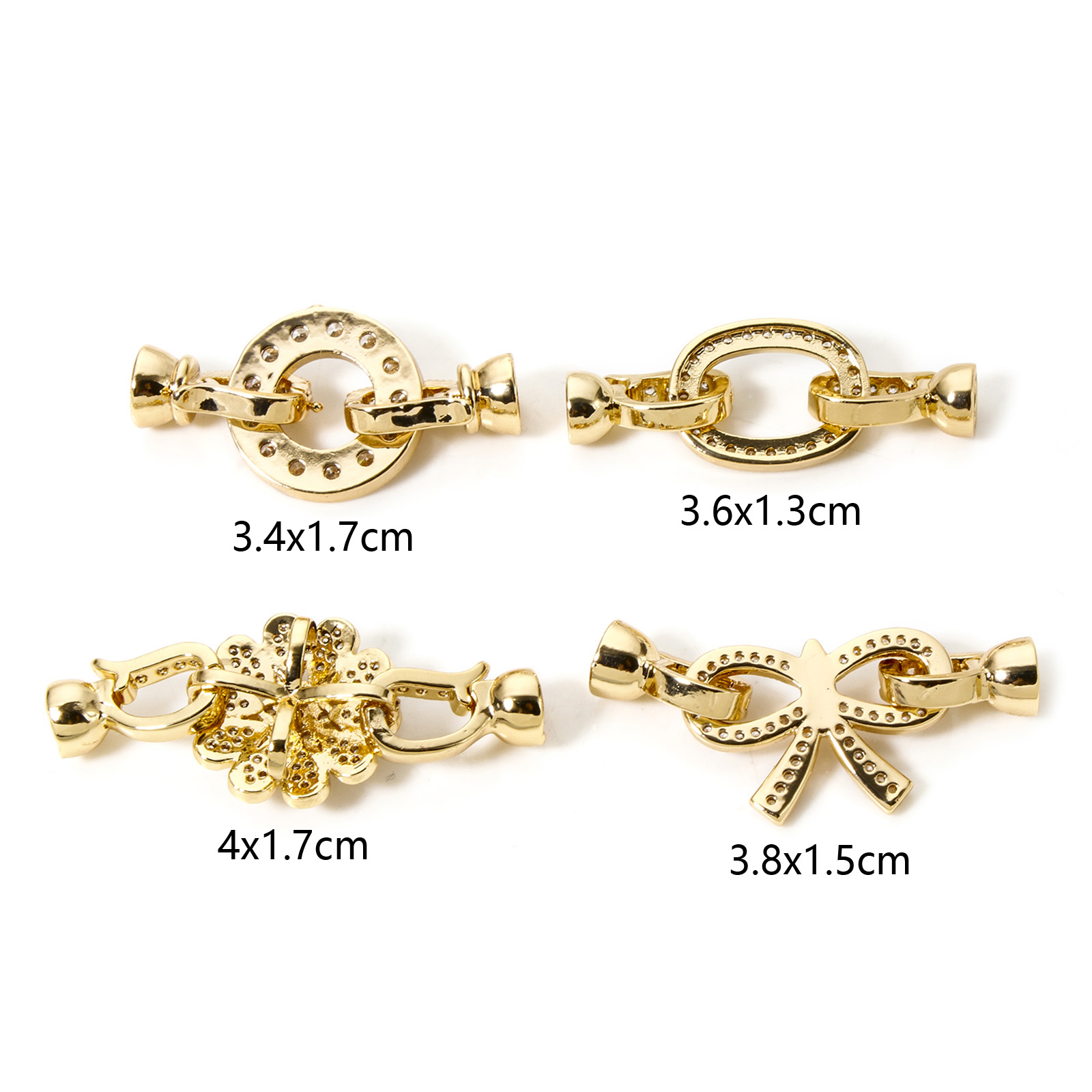 Fermoirs en laiton avec fleur  - Gold Plated Jewelry avis et prix