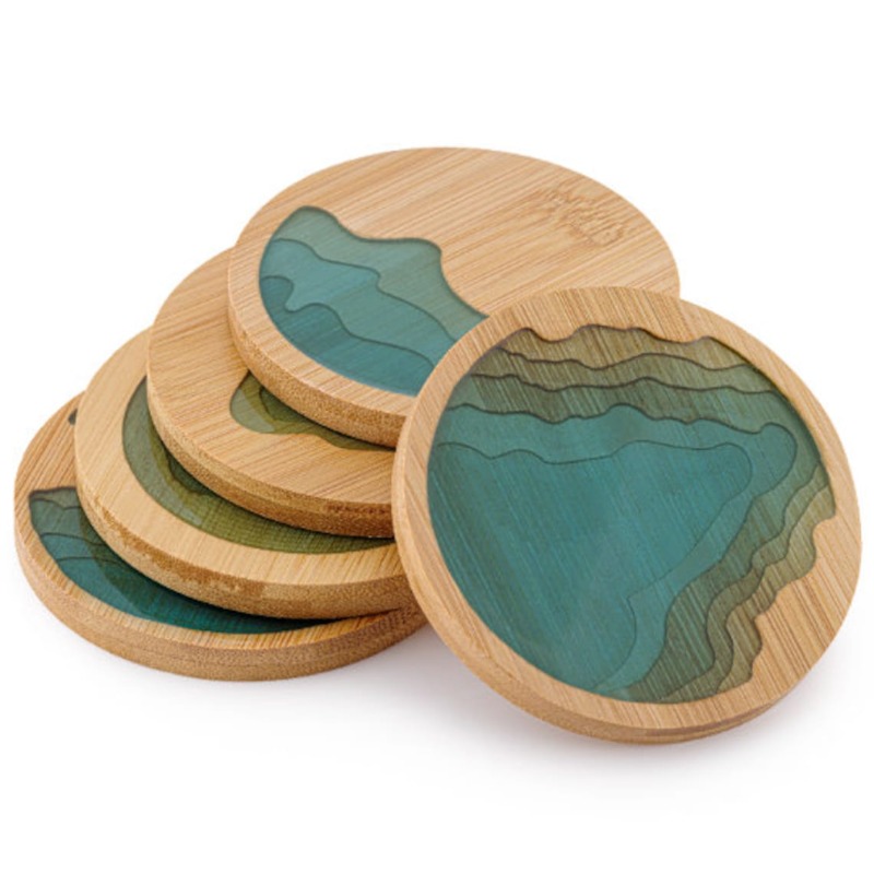 Sous-verres ronds et carrés en - Marble Coaster Set avis et prix