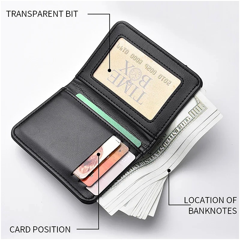 Portefeuille en cuir pour homm - Leather Wallet Men avis et prix