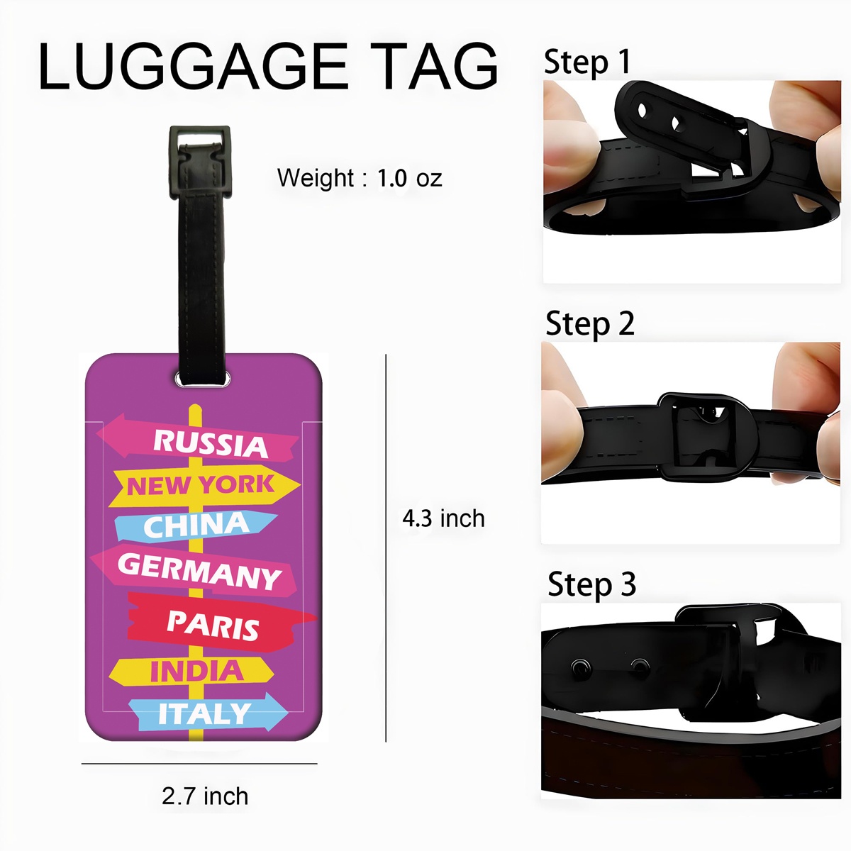 Étiquettes de bagages créative - Travel Luggage Set avis et prix
