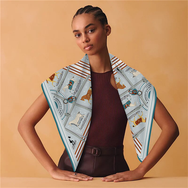 Écharpe en soie cachemire impr - Cashmere Scarf avis et prix