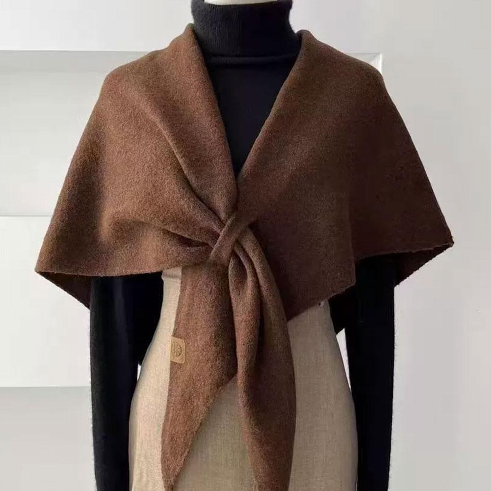 Châle triangulaire en laine mé - Cashmere Scarf avis et prix