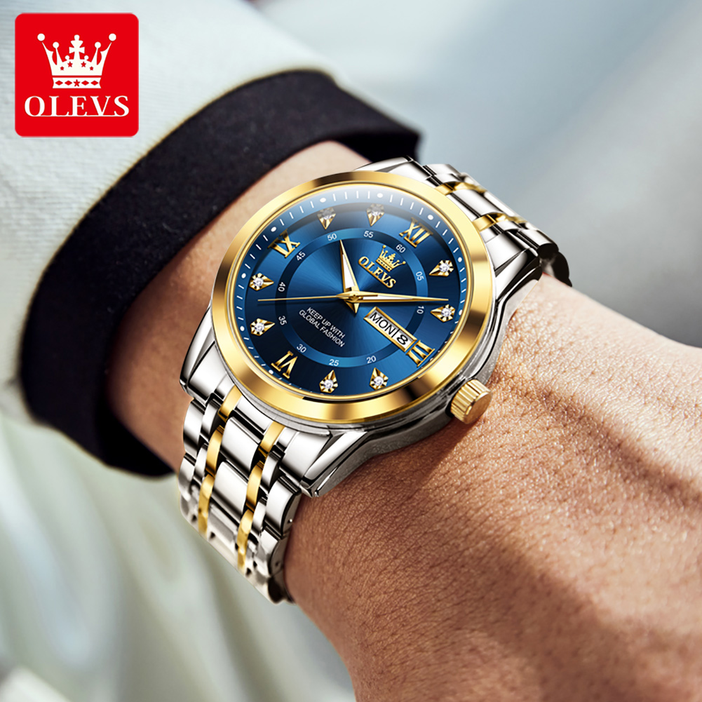 OLEVS marque mode hommes montr - Luxury Watch Men avis et prix