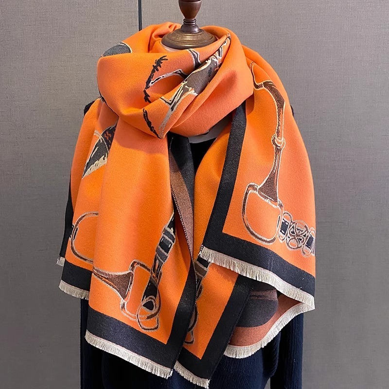 Écharpe rétro en Imitation cac - Cashmere Scarf avis et prix
