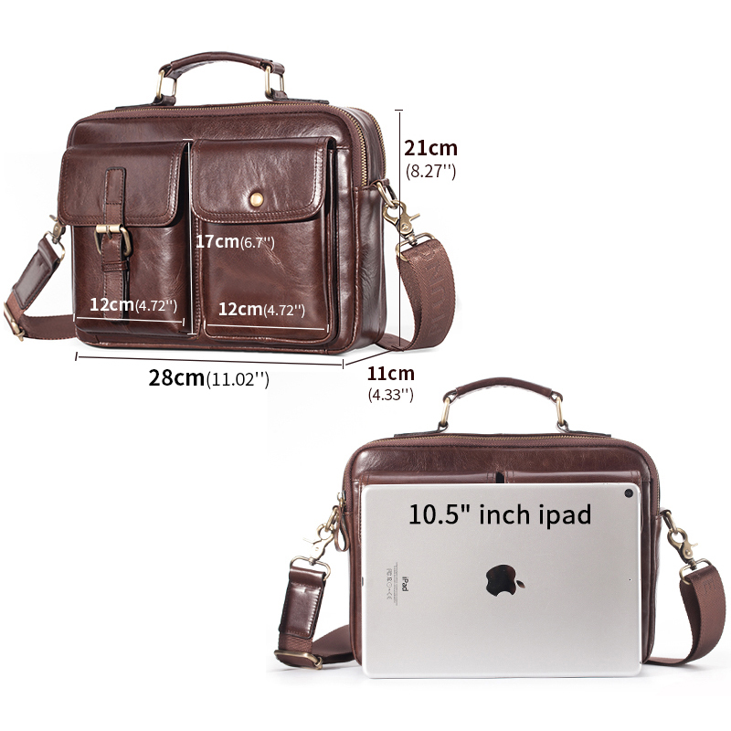 Tout nouveau sac de messager e - Leather Briefcase avis et prix