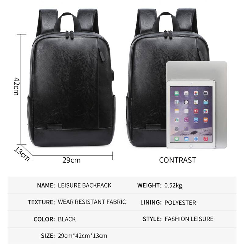 Hommes à la mode sac à dos en  - Leather Briefcase avis et prix